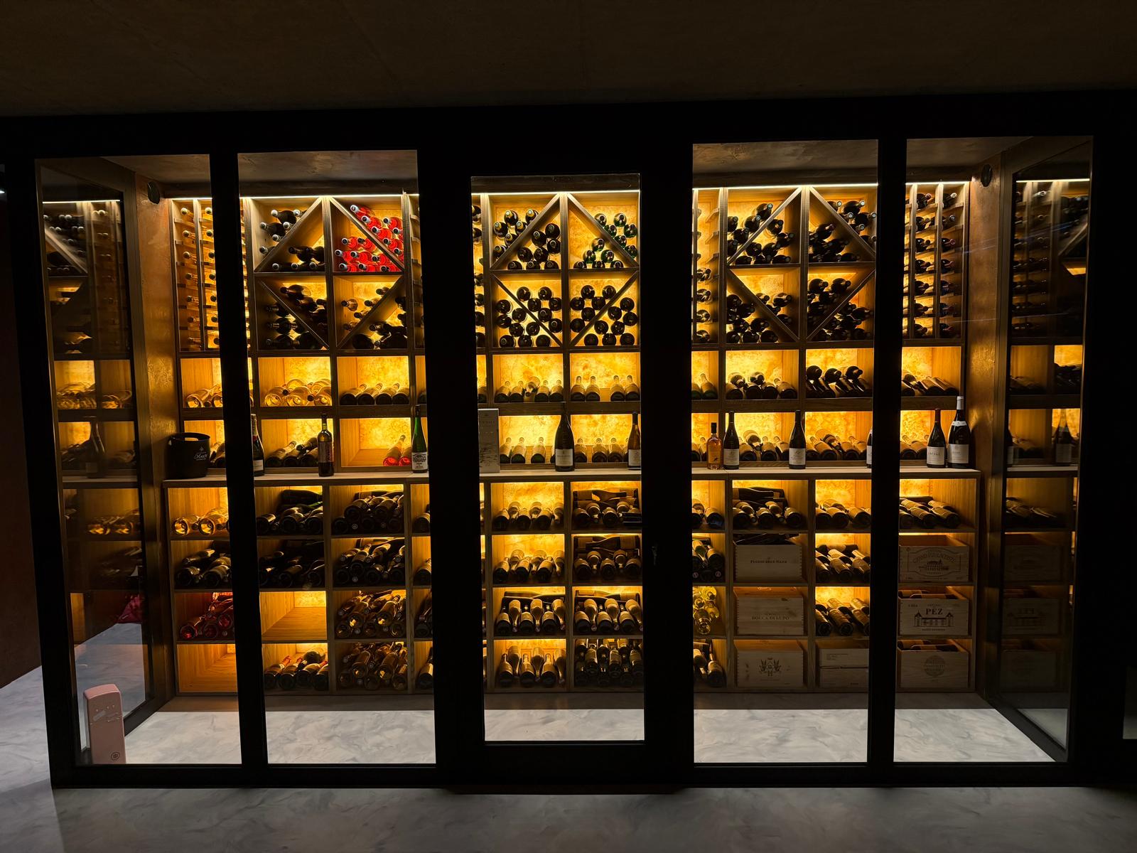 Room divider v privátním bytě